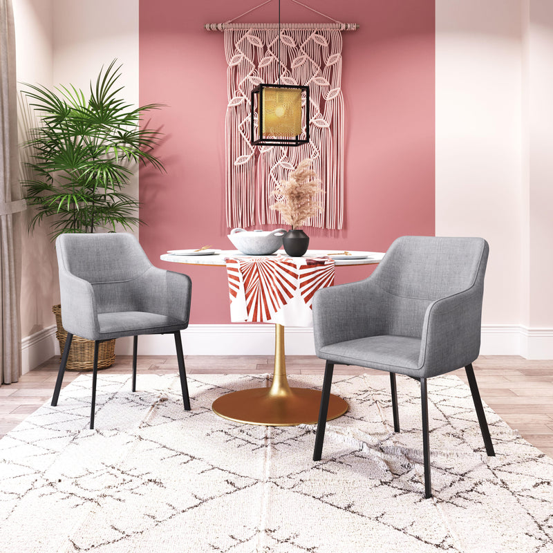  Zuo Adage 109364 Dining Chair - Grey IMAGE 9