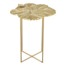  Zuo Lotus 109382 Side Table - Gold IMAGE 2