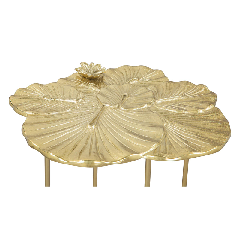  Zuo Lotus 109382 Side Table - Gold IMAGE 6