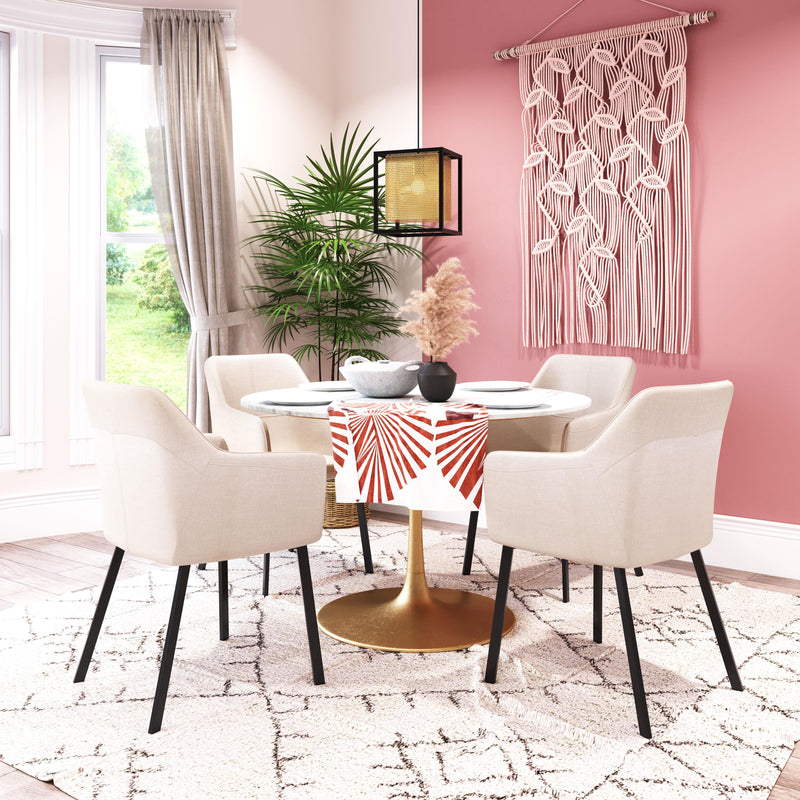  Zuo Adage 109400 Dining Chair - Beige IMAGE 10