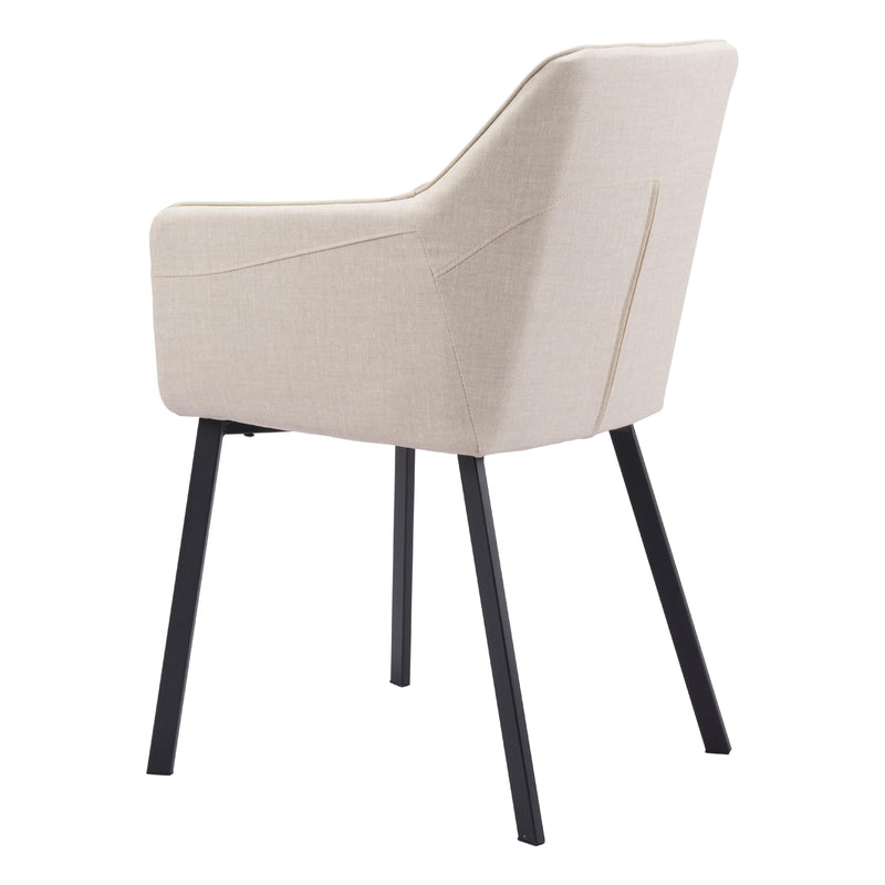  Zuo Adage 109400 Dining Chair - Beige IMAGE 6