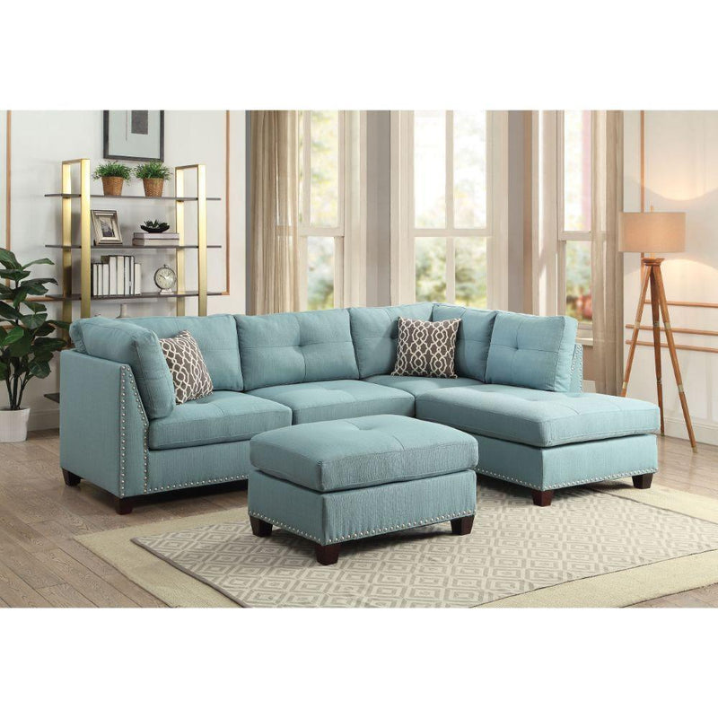 Acme Furniture Laurissa Fabric 2 pc Sectional 54390SOF/54392OTT IMAGE 7