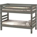Crate Designs Furniture G4005T Twin/Twin Tall Bunk Bed - Graphite IMAGE 1