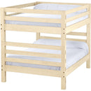 Crate Designs Furniture U4007Q Extra-Long Ladder End Bunk Bed - Unfinished IMAGE 1