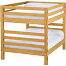 Crate Designs Furniture A4007TQ Tall Extra-Long Ladder End Bunk Bed - Classic IMAGE 1