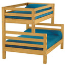 Crate Designs Furniture A4009T Tall Twin/Double Bunk Bed - Classic IMAGE 1
