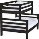 Crate Designs Furniture E4009TQ Tall Extra-Long Twin/Double Bunk Bed - Espresso IMAGE 1