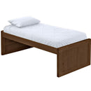 Crate Designs Furniture B4010 Twin Low Profile Captain's Bed - Brindle IMAGE 1