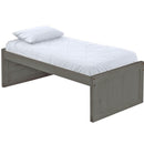 Crate Designs Furniture G4010 Twin Low Profile Captain's Bed - Graphite IMAGE 1