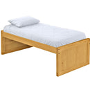 Crate Designs Furniture A4010Q Extra-Long Twin Low Profile Captain's Bed - Classic IMAGE 1