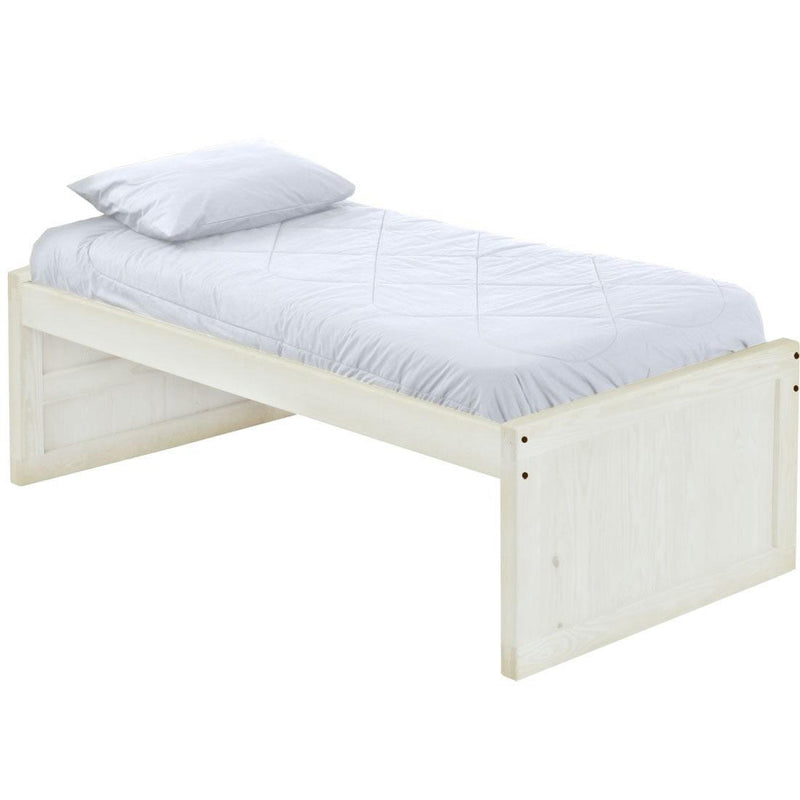 Crate Designs Furniture C4510 Queen Low Profile Captain's Bed - Cloud IMAGE 1