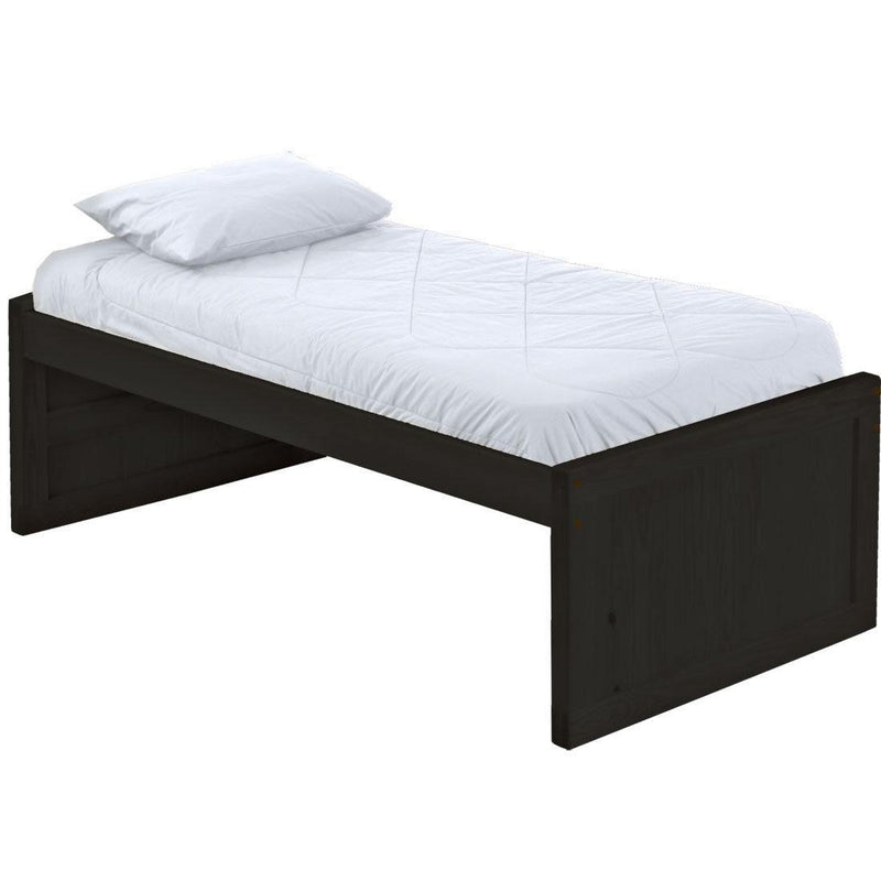 Crate Designs Furniture E4610 King Low Profile Captain's Bed - Espresso IMAGE 1