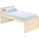 Crate Designs Furniture U4511 Queen Captain's Bed - Unfinished IMAGE 1