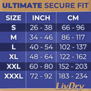 LivDry Ultimate Adult Incontinence Underwear, High Absorbency, Leak Cuff Protection (XXX-Large (9 Count))