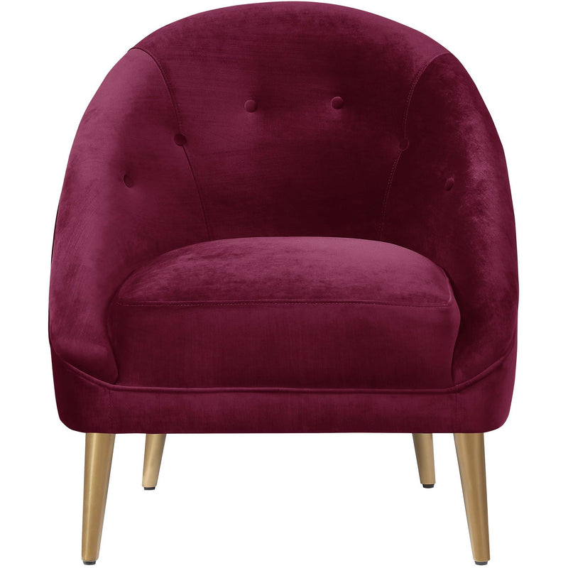  Elements International Trinity Accent Chair (gold stainless legs) IMAGE 2