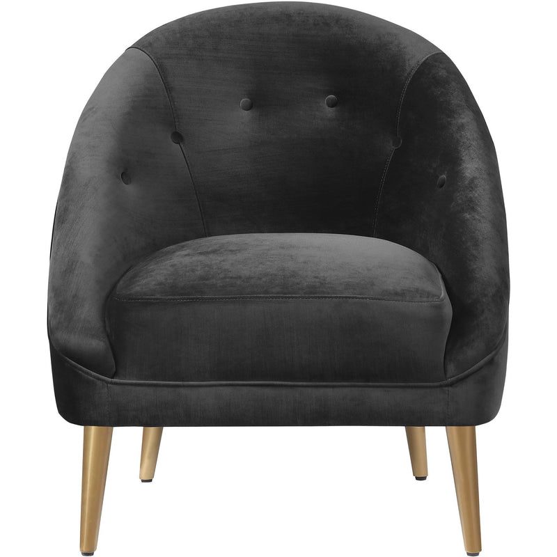  Elements International Trinity Accent Chair (gold stainless legs) IMAGE 2