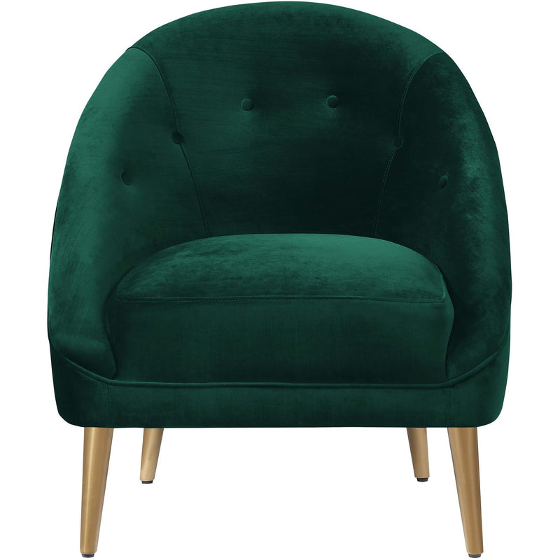  Elements International Trinity Accent Chair (gold stainless legs) IMAGE 2