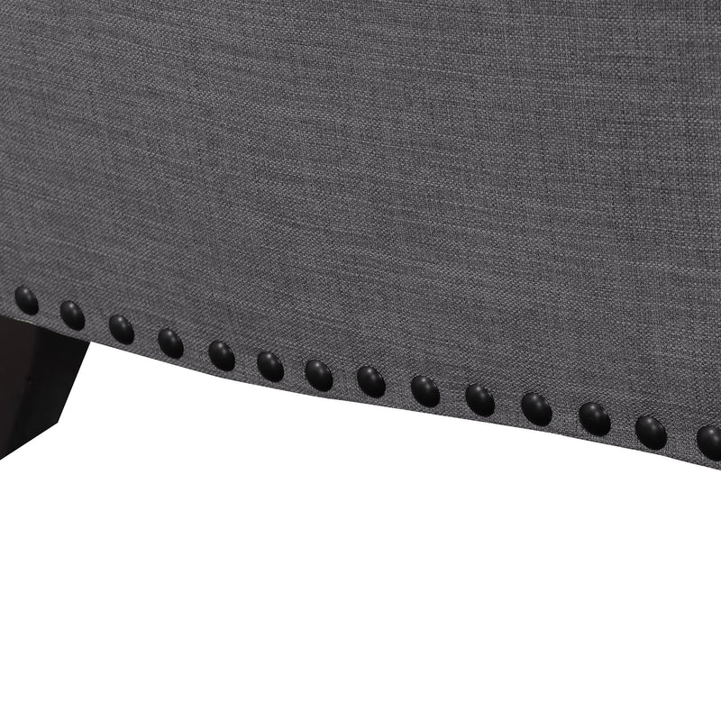  Elements International Abby Chair in Heirloom Charcoal IMAGE 10