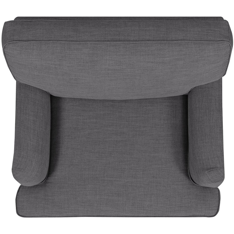  Elements International Abby Chair in Heirloom Charcoal IMAGE 5