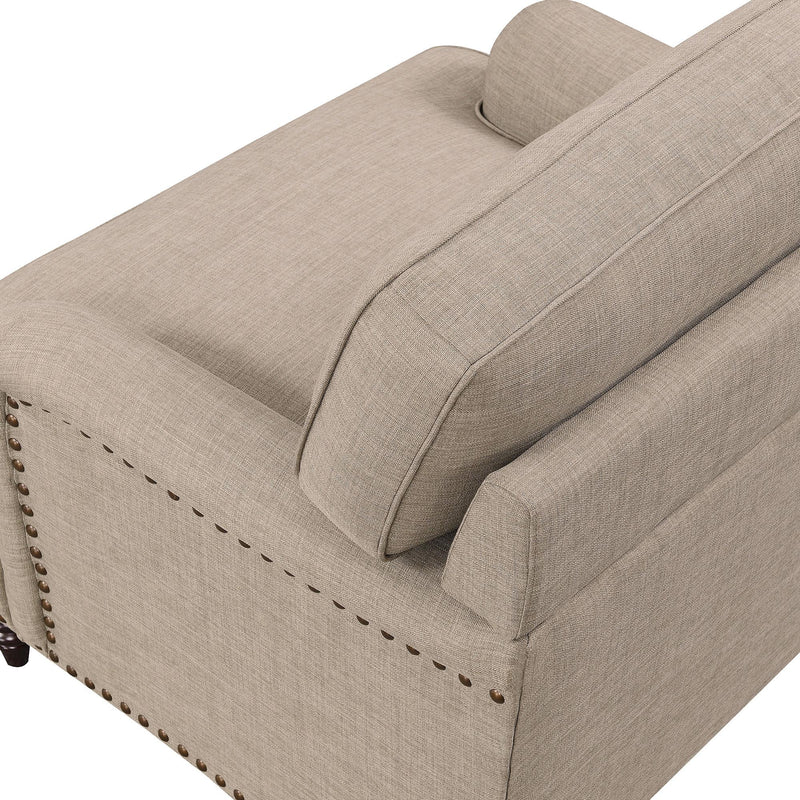  Elements International Abby Chair in Heirloom Smoke / Pewter IMAGE 6