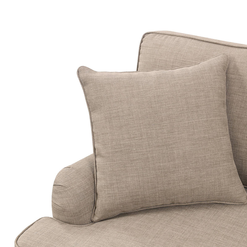  Elements International Abby Loveseat W/Pillows in Heirloom Smoke / Pewter IMAGE 7