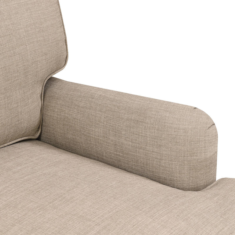  Elements International Abby Loveseat W/Pillows in Heirloom Smoke / Pewter IMAGE 8