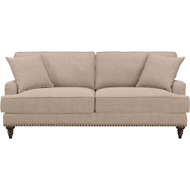  Elements International Abby Sofa W/Pillows in Heirloom Smoke / Pewter IMAGE 2