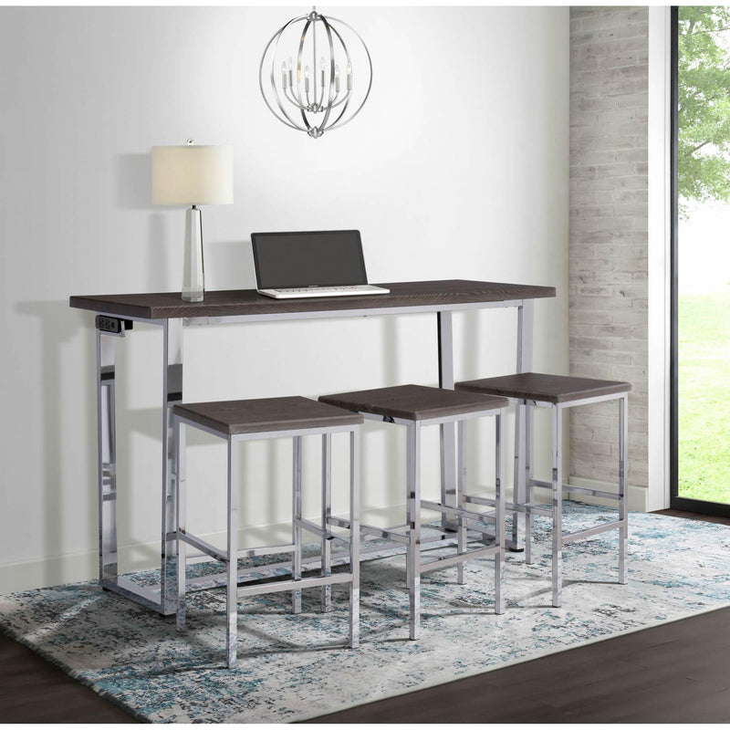  Elements International Nadia Multipurpose Bar Table Set IMAGE 14