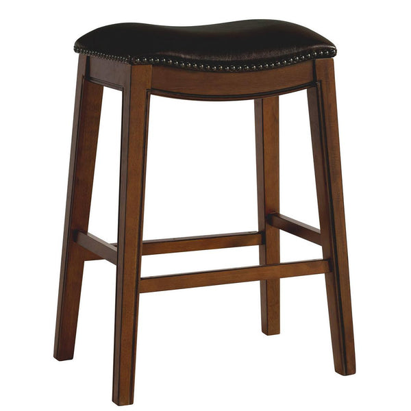  Elements International Fiesta Barstool 30" - Brown IMAGE 1