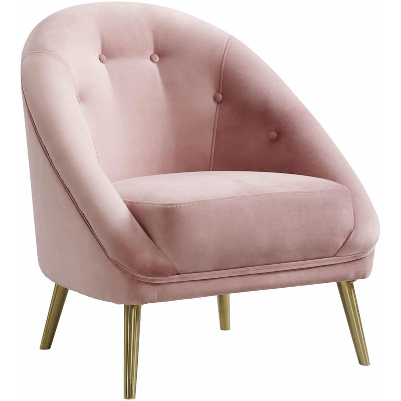  Elements International Trinity 16070 Chair W/Gold Leg Broadway Blush IMAGE 1