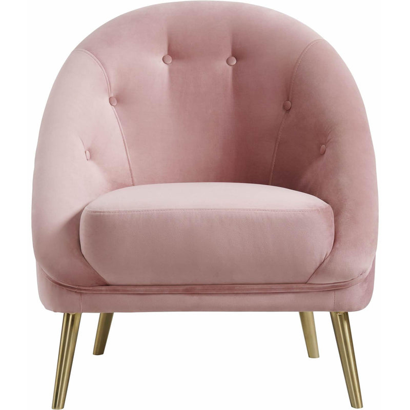  Elements International Trinity 16070 Chair W/Gold Leg Broadway Blush IMAGE 2