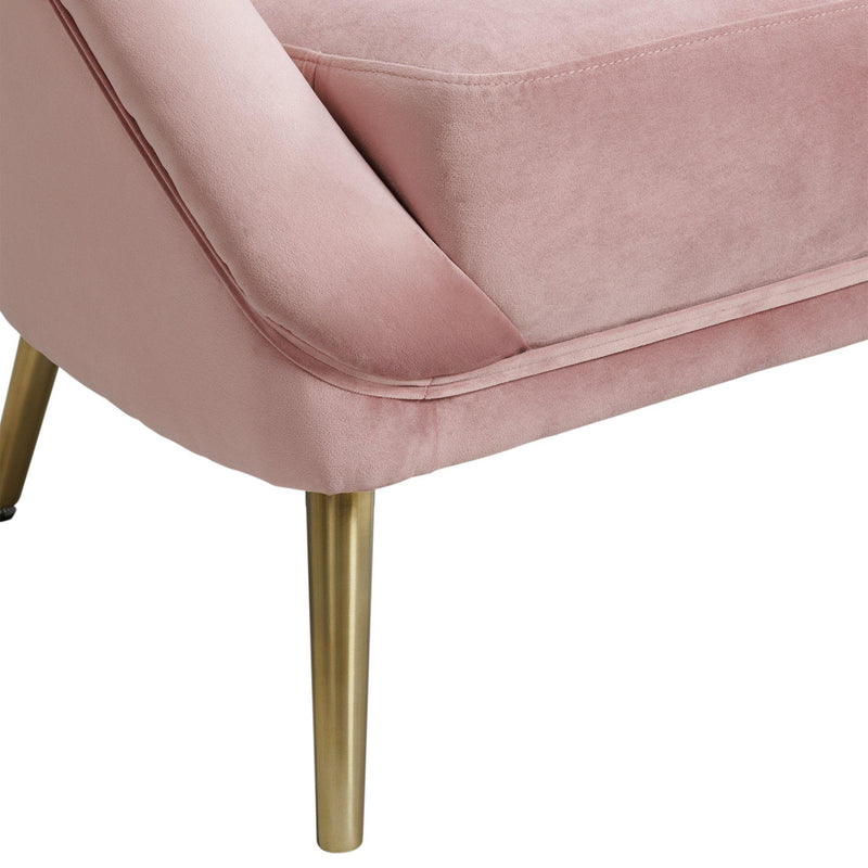  Elements International Trinity 16070 Chair W/Gold Leg Broadway Blush IMAGE 6
