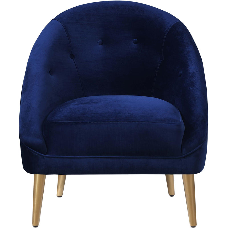  Elements International Trinity Accent Chair (gold stainless legs) IMAGE 2