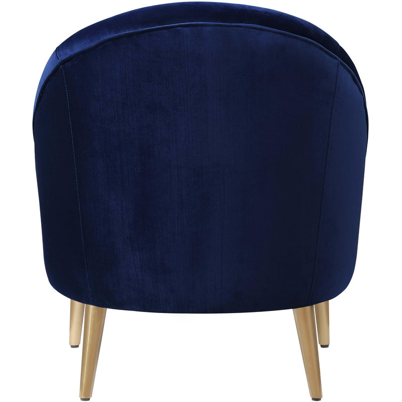  Elements International Trinity Accent Chair (gold stainless legs) IMAGE 3