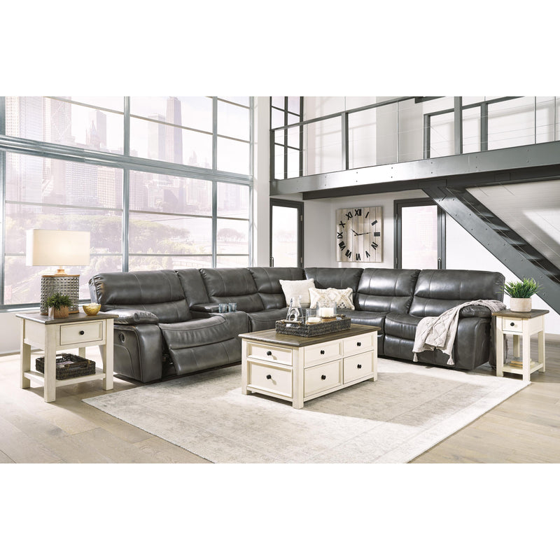 Signature Design by Ashley Mayall Power Reclining Leather Look 6 pc Sectional 6670258/6670257/6670219/6670277/6670246/6670262 IMAGE 5