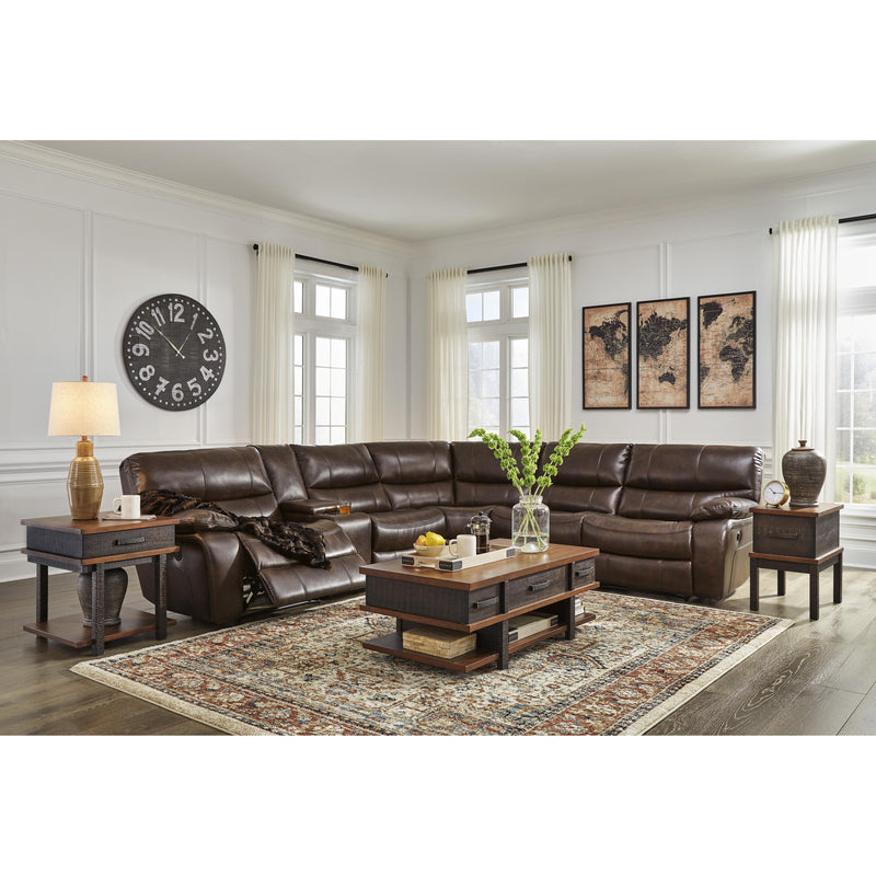 Signature Design by Ashley Mayall Power Reclining Leather Look 6 pc Sectional 6670358/6670357/6670319/6670377/6670346/6670362 IMAGE 5