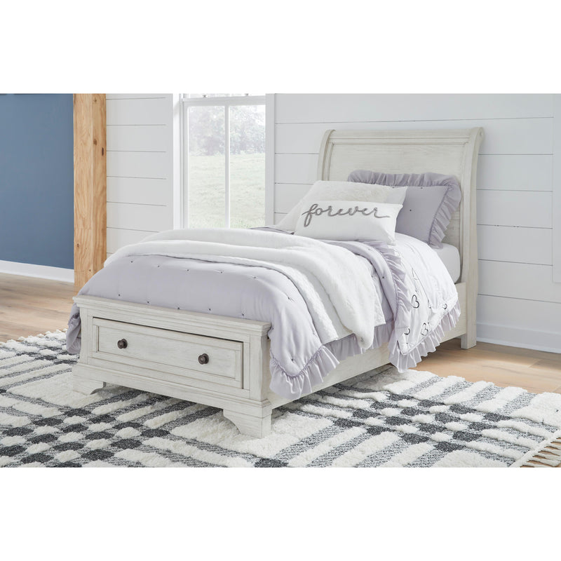 Signature Design by Ashley Robbinsdale B742B12 Twin Sleigh Storage Bed IMAGE 5