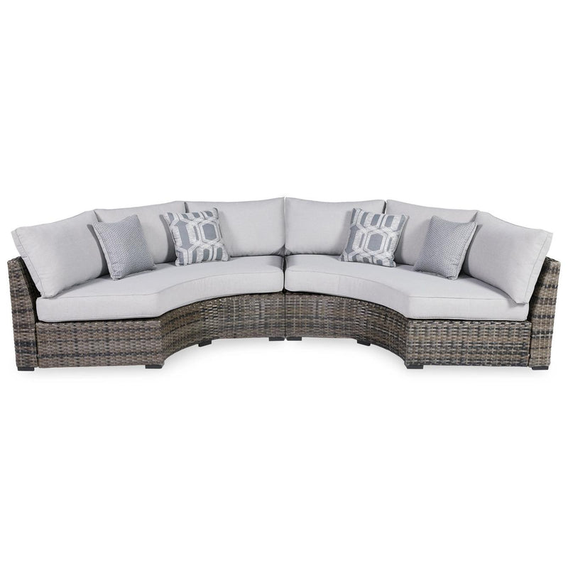 Signature Design by Ashley Harbor Court P459P3 2 pc Outdoor Sectional IMAGE 1