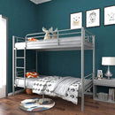 IFDC B 542 Twin/Twin Bunk Bed - Grey IMAGE 1