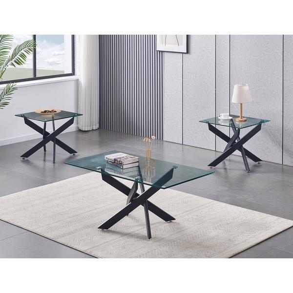 IFDC Occasional Table Set IF 2571 - 3Pc IMAGE 1