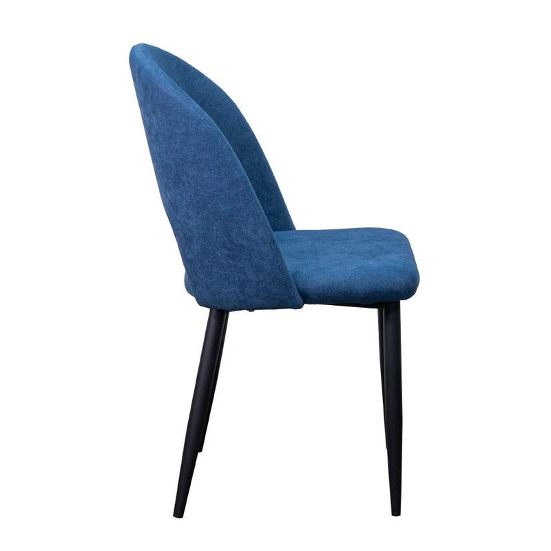 Corcoran Importation Dining Chair DF-1788-BLUE Side Chair - Blue IMAGE 7