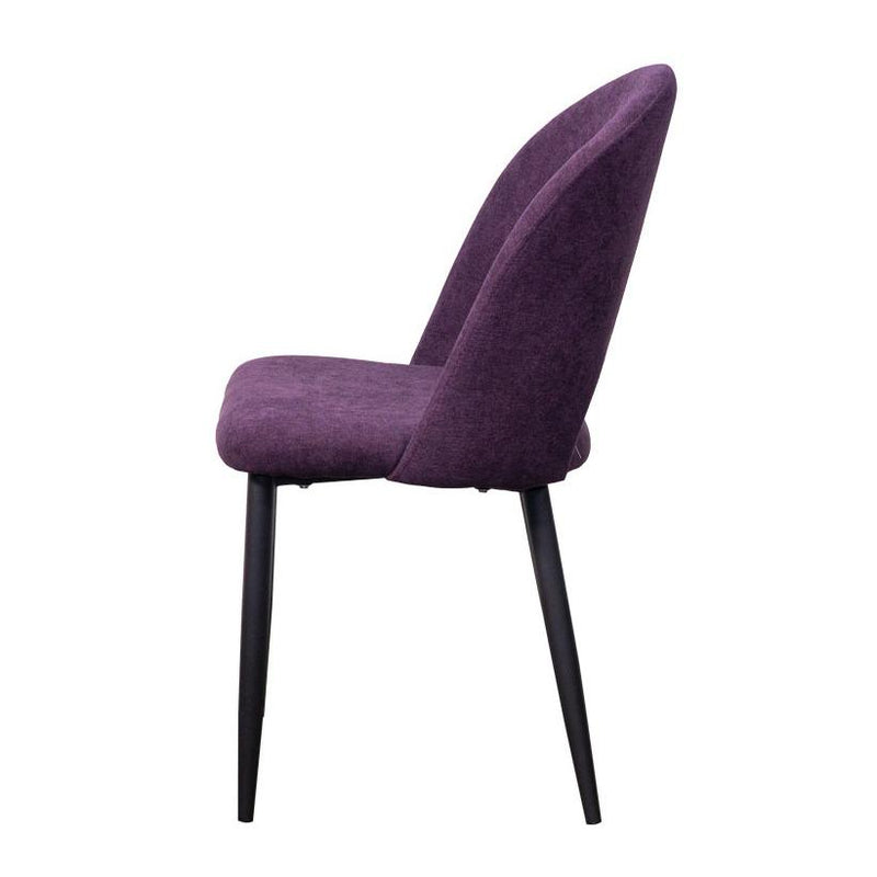 Corcoran Importation Dining Chair DF-1788-AUB Side Chair - Eggplant IMAGE 3