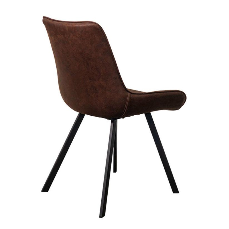 Corcoran Importation Dining Chair DF-1667-BR Leather Side Chair - Brown IMAGE 6