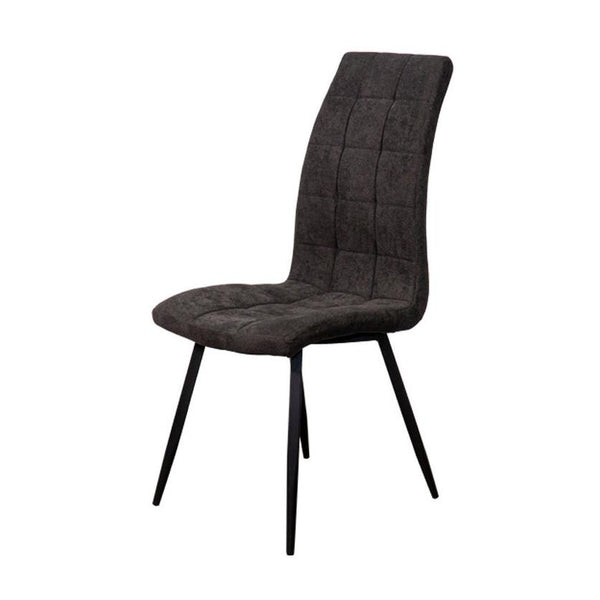 Corcoran Importation Dining Chair DF-1315-BL Leather Side Chair - Black IMAGE 1