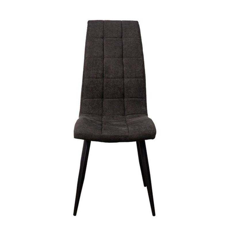 Corcoran Importation Dining Chair DF-1315-BL Leather Side Chair - Black IMAGE 2