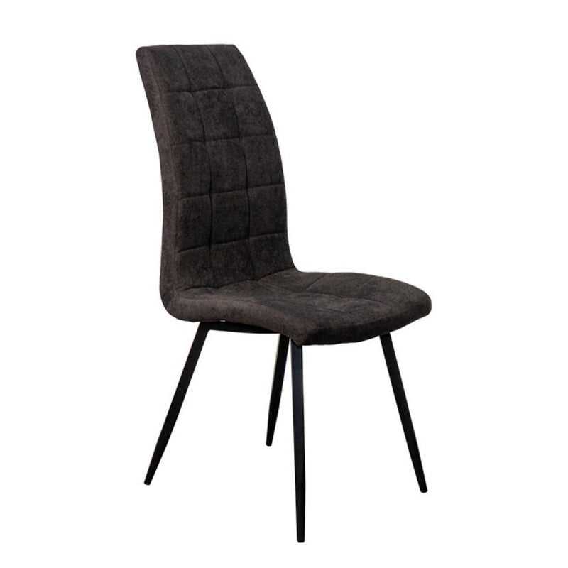 Corcoran Importation Dining Chair DF-1315-BL Leather Side Chair - Black IMAGE 3