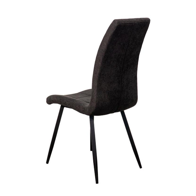 Corcoran Importation Dining Chair DF-1315-BL Leather Side Chair - Black IMAGE 5