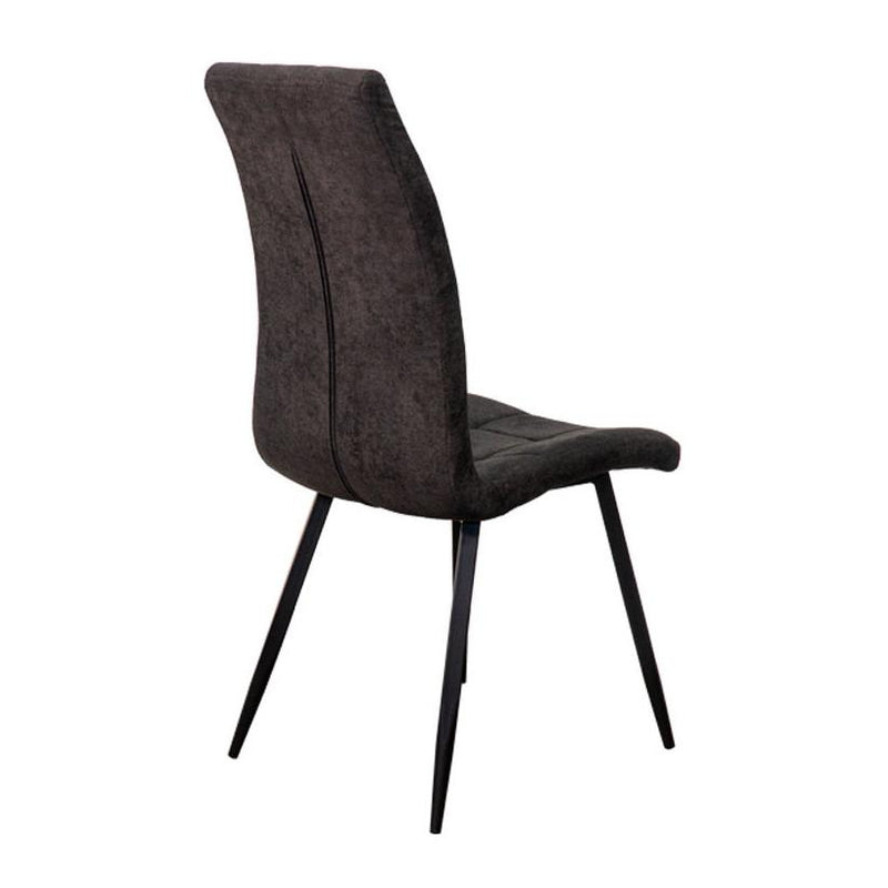 Corcoran Importation Dining Chair DF-1315-BL Leather Side Chair - Black IMAGE 7