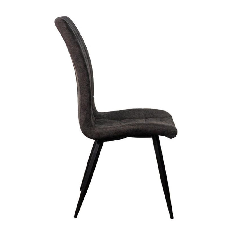 Corcoran Importation Dining Chair DF-1315-BL Leather Side Chair - Black IMAGE 8