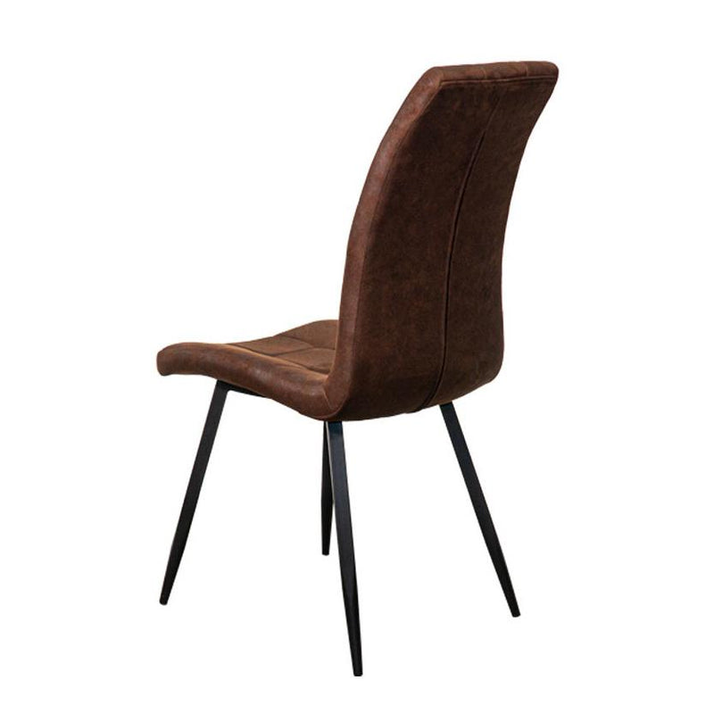 Corcoran Importation Dining Chair DF-1315-BR Leather Side Chair - Brown IMAGE 3